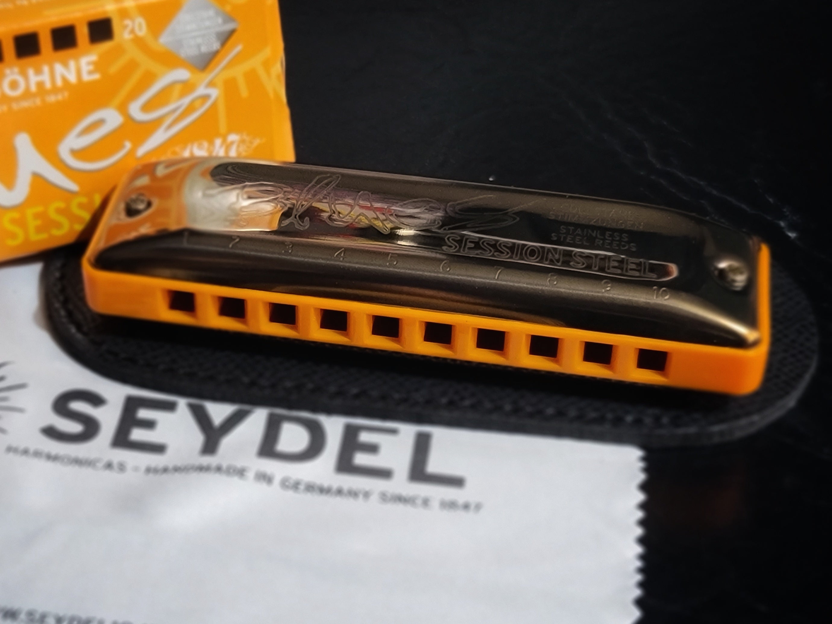 Seydel session deals steel harmonica