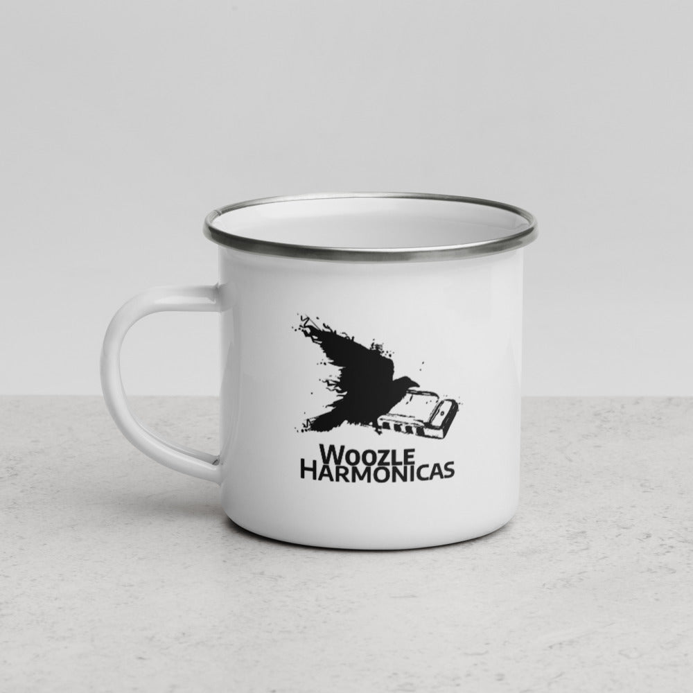 Woozle Harmonicas "Invaders" Enamel Mug
